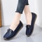Luxury Designer Women Shoes Leather Loafers Slip On Flat Moccasins Fashion Sneakers For Women 1