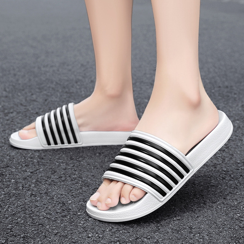 Soft Comfortable Men Indoor Home Slippers Summer Bath Flip Flops Couple Family Flat Shoes Lightweig 5