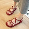 Womens Sandals Summer Outerwear PVC Flat Beach Shoes Casual Female Student Korean Style Roman Sanda 1