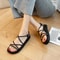 Womens Sandals Summer Outerwear PVC Flat Beach Shoes Casual Female Student Korean Style Roman Sanda 8