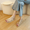 Womens Sandals Summer Outerwear PVC Flat Beach Shoes Casual Female Student Korean Style Roman Sanda 9
