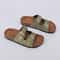Summer Trendy Buckle Flat Cork Slippers, One-Strap Casual Outdoor Sandals, Versatile Fashionable Beach Comfort