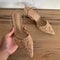 Mesh Embroidered Flowers High Heels Sandals Women Sexy Slingback Pointed Toe Pumps Summer Dress Sho 5