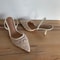 Mesh Embroidered Flowers High Heels Sandals Women Sexy Slingback Pointed Toe Pumps Summer Dress Sho 1