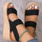 Summer Womens Light Weight Wedge Sandals Open Toe Platform Thick Soled Slingback Shoes With Back St 8