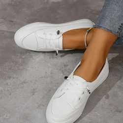 casual spring and summer fashion mesh breathable round toe shallow mouth comfortable flat walking womens sneakers