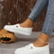 Casual Spring And Summer Fashion Mesh Breathable Round Toe Shallow Mouth Comfortable Flat Walking W 3
