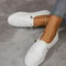 Casual Spring And Summer Fashion Mesh Breathable Round Toe Shallow Mouth Comfortable Flat Walking W 5