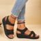 Slip On Open Toe Walking Shoes Women New Sandals Shoes Female Casual Heels Party Slippers 7