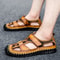 Luxury Summer Sandals Leather Outdoor Men Beach Shoes Breathable Casual Sandals Nonslip Slippers Fo 0
