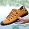 Comfortable Men Leather Sandals Summer Outdoor Casual Shoes Beach Walking Sneakers Male Casual Sand 5