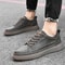 Genuine Leather Men Flats, Fashion Handmade Brand Men Casual Shoes, Luxury Soft Oxford Shoes, Outdoor Shoes Men Sneakers