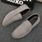 Mens Loafers Lightweight Breathable Canvas Slip On Lazy Shoes Designer Inspired Flat Shoes Comforta