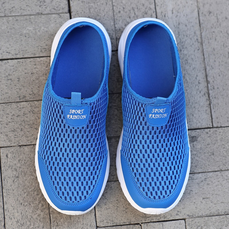 Lightweight Summer Sport Casual Shoes For Men Breathable Slip On Loafers Barefoot Sneakers Soft Sol 4