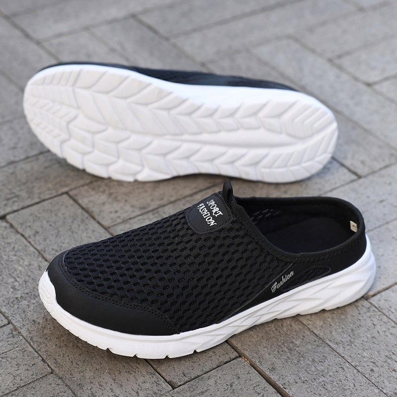Lightweight Summer Sport Casual Shoes For Men Breathable Slip On Loafers Barefoot Sneakers Soft Sol 3