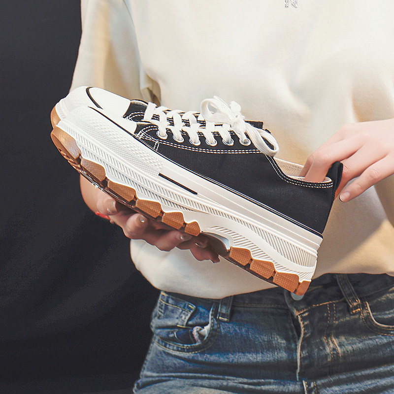 Casual Canvas Sneakers For Women Womens Shoes Spring And Summer New Breathable High Platform Woman 1