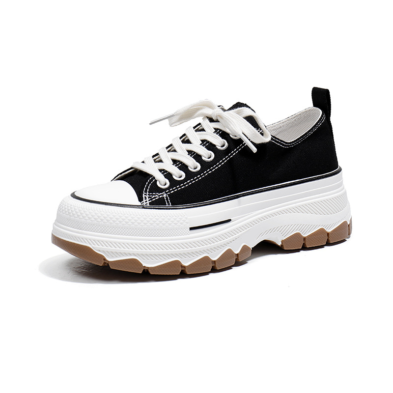 Casual Canvas Sneakers For Women Womens Shoes Spring And Summer New Breathable High Platform Woman 3