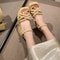 Summer Casual Waterproof Sandals for Women, Fashionable Platform Wedges with Increased Heel, Stylish Roman Loafers