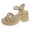 Summer Casual Waterproof Sandals for Women, Fashionable Platform Wedges with Increased Heel, Stylish Roman Loafers
