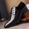 Luxury Patent Leather Wedding Shoes For Men Classic Italian Oxford Derbies Pointed Toe Dress Plus S 4