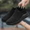 Lightweight Unisex SlipOn Sneakers Soft Sole Running Shoes For Men Women Casual Walking Loafers 4