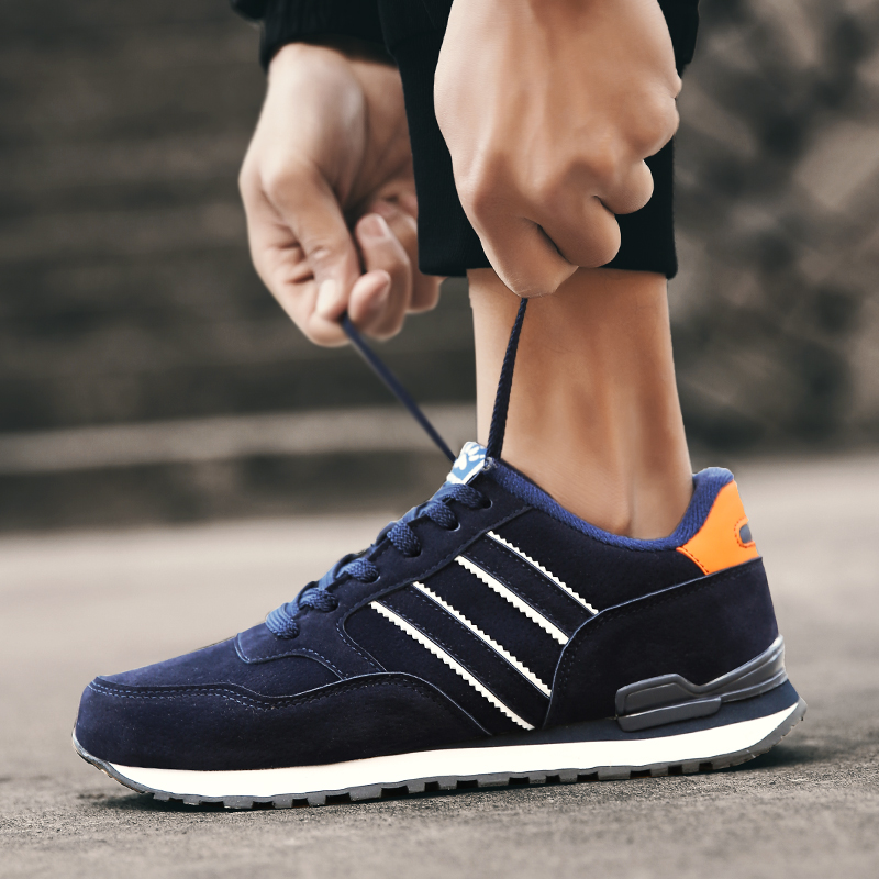 New High Quality Mens Leather Sneakers Breathable Casual Tenis Male Flat Shoes For Autumn Daily Co 3