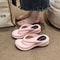Thick Sole Wedges Flip Flops for Women, Non-Slip Platform Beach Sandals & Comfortable Outdoor Slippers