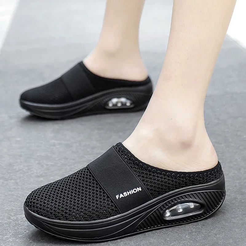 Women Wedge Slippers Vintage Orthopedic Diabetic Sandals AntiSlip Premium Platform Shoes For Women  2