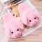 Cute Pink Pig Womens Warm Indoor Slippers Furry Plush Home Floor Shoes For Ladies Winter Soft Short 2