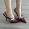 Stylish Summer Sexy High Heels for Women, Pointed Toe Dress Sandals, Fashion Party & Outdoor Walking Pumps