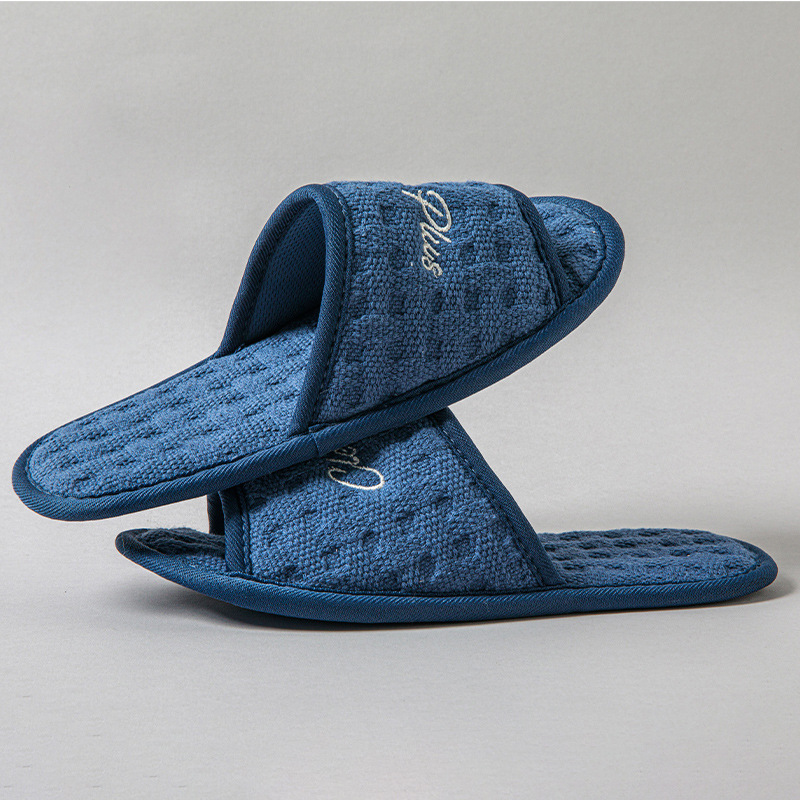 Designer Cotton Casual Home Slippers for Women, Soft Light Open Toe Slides, Elegant Summer Ladies Flats, One Size