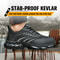 Lightweight Breathable Anti-Smash and Anti-Puncture Safety Shoes, Comfortable Steel Toe Work Shoes for Industrial