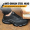 Lightweight Breathable Anti-Smash and Anti-Puncture Safety Shoes, Comfortable Steel Toe Work Shoes for Industrial