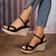 Summer Women Wedges Sandals, Comfortable Fashion Designer Sandals for Outdoor, Beach & Casual Wear