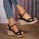 Summer Women Wedges Sandals, Comfortable Fashion Designer Sandals for Outdoor, Beach & Casual Wear