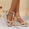 Summer Women Wedges Sandals, Comfortable Fashion Designer Sandals for Outdoor, Beach & Casual Wear