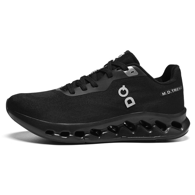 Lightweight Mens Cushioned Running Shoes With Energy Return Arch Support Breathable Knit Shock Abs 9
