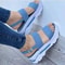 Trendy Women Summer Platform Sandals Buckle Strap Open Toe Thick Sole Punk Ladies Flats For Beach 8