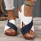 Womens Summer Sandals, Plus Size Wedge Walking Shoes, Casual & Party Ladies Footwear for All-Day Style