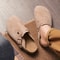 Retro Womens Slingback Suede Clogs Soft Soled Round Toe ThickSoled Fashion Shoes For Outdoor Beach 0