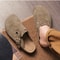 Retro Womens Slingback Suede Clogs Soft Soled Round Toe ThickSoled Fashion Shoes For Outdoor Beach 8