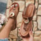 Lightweight Simple Womens Summer Sandals with Hook & Loop, Outdoor Hollow-out Beach Casual Shoes Non Slip Flat Sea Sand