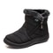 Waterproof Snow Women Boots Soft Fur Comfortable Womens Winter Boots With Zipper Warm Shoes For Col 4
