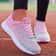 Lightweight Fashion New Womens Sneakers Mesh Fabric LaceUp Tenis Feminino Walking Shoes For Women 0