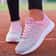 Lightweight Fashion New Womens Sneakers Mesh Fabric LaceUp Tenis Feminino Walking Shoes For Women 9