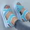 Comfortable Summer Sandals For Women Outdoor Walking Party Wedge Shoes Elegant Beach Footwear Fema 6