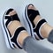 Comfortable Summer Sandals For Women Outdoor Walking Party Wedge Shoes Elegant Beach Footwear Fema 7