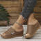 Stylish Summer Women Shoes Sandals NonSlip Wedge Slides Party Slippers Ladies Footwear For Casual 5
