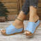 Stylish Summer Women Shoes Sandals NonSlip Wedge Slides Party Slippers Ladies Footwear For Casual 2