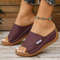 Stylish Summer Women Shoes Sandals NonSlip Wedge Slides Party Slippers Ladies Footwear For Casual 1